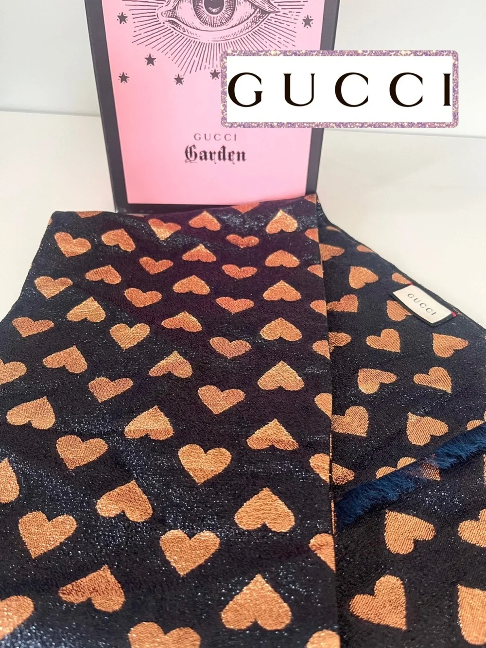 NEW GUCCI SILK SCARF